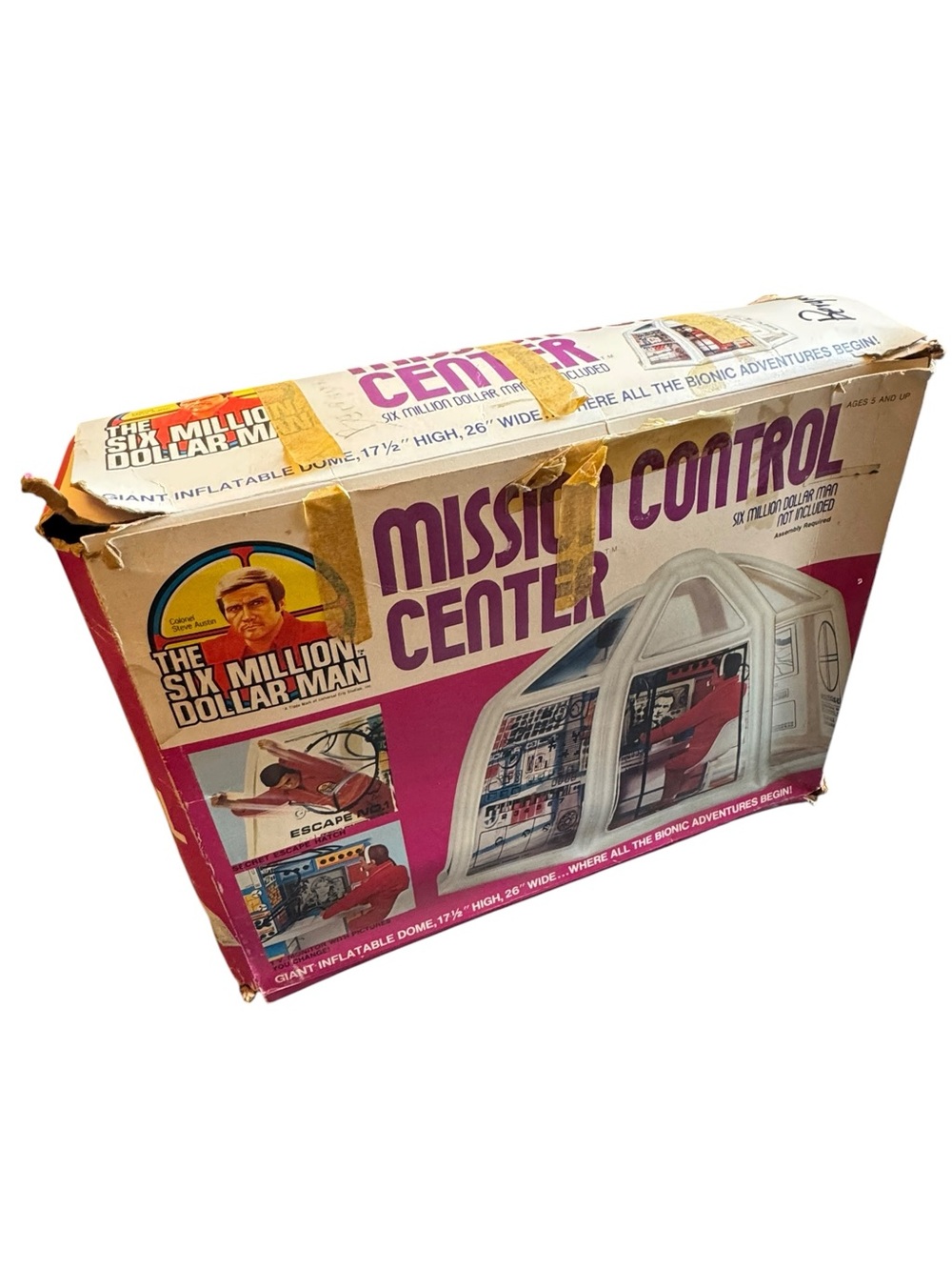 The Six Million Dollar Man Mission Control Center Playset Vintage - Picture 9 of 11